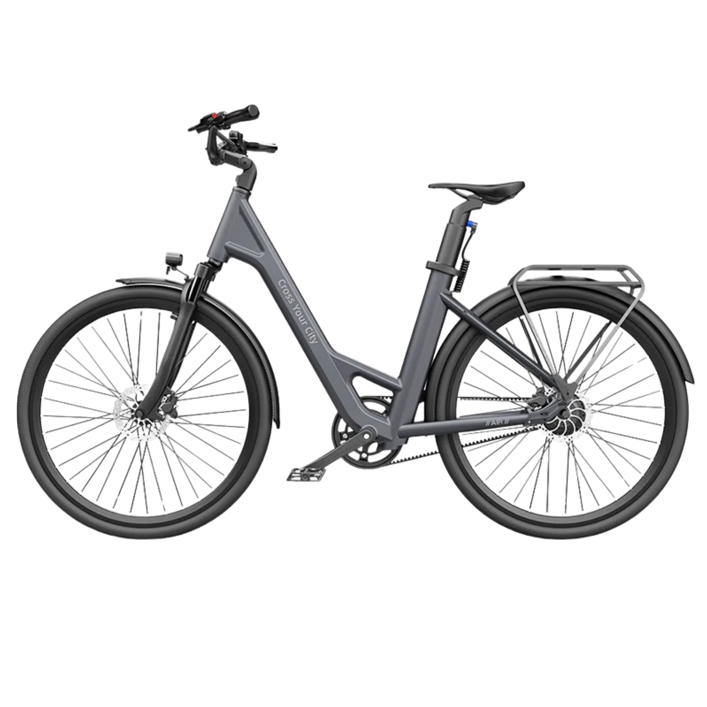 NEW : ADO Air 28 All-Rounder Urban Electric Bike Grey