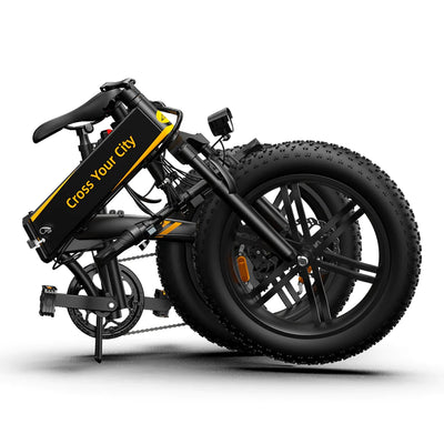 Ado A20F XE Foldable Fat Tire EBike NO THROTTLE Black