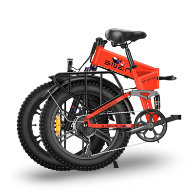 Engwe Engine X 250w Foldable Fat Tyre eBike Red